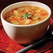 Campbells Frozen Condensed Cajun Style Chicken Gumbo - 4 lb. tray, 3 per case