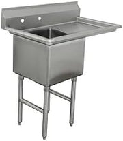 Single Fabricated Bowl Scullery Sink Width: 45"