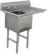 Single Fabricated Bowl Scullery Sink Width: 45"