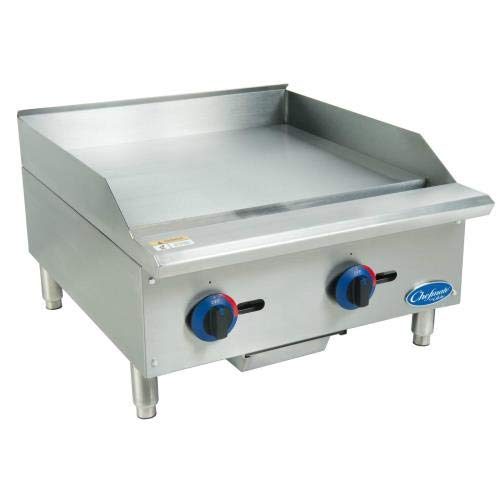 Chefmate 24" Gas Griddle by Globe – Stainless Steel, Model C24GG