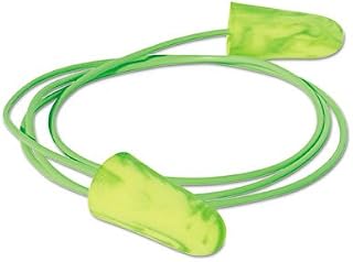 Moldex 507-6622 Goin' Green Foam Earplugs, Corded, One Size (Pack of 100)