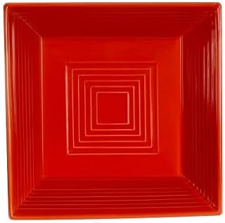 CAC China TG-B8-R Tango Red Square Bowl 42 oz., 8" - 2 doz