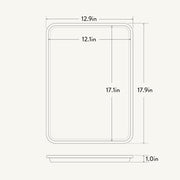 Nordic Ware Half Sheet / Aluminized Steel / 1 Square & Rectangular