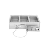 Top-Mount Built-in Electric Food Warmer with Wet/Dry Operation by Wells – Metallic, Model MOD-327TDM/AF
