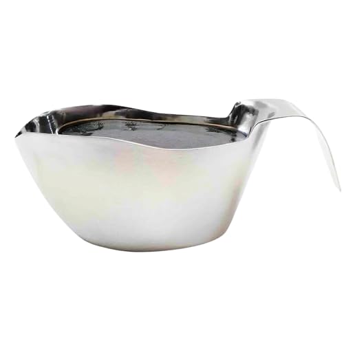 Tablecraft 5 Ounces / Silver / Stackable Gravy Boats