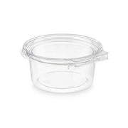 Inline Plastics DPET Safe-T-Fresh Roundware Tamper Resistent Container by Inline Plastics Corporation – Plastic, Clear, Model TS4012R