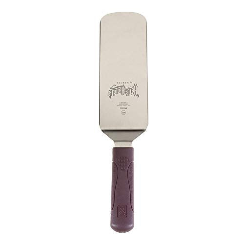Mercer Culinary Beveled Side Edge Turner / 8" x 3" / 1 Barbecue Turners