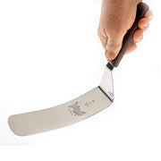 Mercer Culinary Beveled Side Edge Turner / 8" x 3" / 1 Barbecue Turners