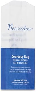 Hospeco NEC-500 Feminine Hygiene Convenience Disposal Bag, 3 X 8, White, 500/carton