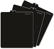Vaultz A to Z CD and DVD Storage File Guides, 26 Guides per Box, Black (VZ01176) 2-Pack