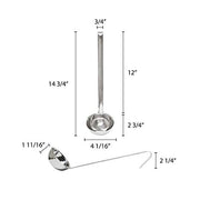 Thunder Group Medium / Metallic / Classic Soup Ladles