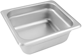 CAC Stainless AntiJam Steam Pan STPS-22-2 1/6 Size 22 Gauge 2.5 inch