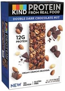 Kind Double Dark Chocolate Protein Bar, Non GMO, Gluten Free, 1.76 Ounces (Pack of 12)