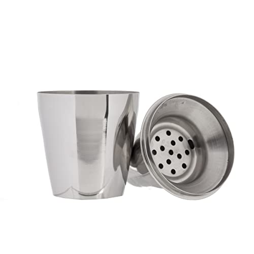 Tablecraft 8-Ounce (Pack of 1) / Silver / 8.0 ounces Cocktail Shakers