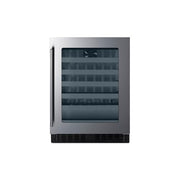 Summit Appliance Stainless Steel / 32.0" H x 23.38" W x 17.75" D / 3.25 cubic_feet Built-In Wine Cellars