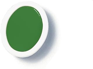 Prang Semi-Moist Watercolor Paint Refill, Oval Pan, Green, 12 Pans