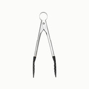 PICCOLO Stainless Steel 7 Inch Silicone Mini Tongs by Cuisipro – 7", Stainless Steel, Black, Model 74708502