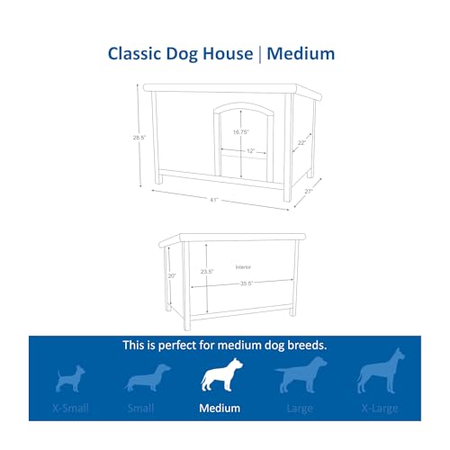 TRIXIE Medium / Brown / Traditional Dog Houses