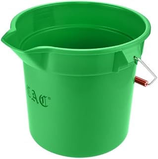 CAC Poly BTRS-14GN Green Bucket 14 Qt.