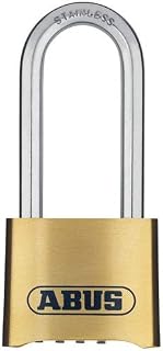 ABUS 180IBHB/50 C, 15813 180 Series Solid Brass 4-Dial Padlock Carded (Pack of 6 pcs)