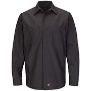 Red Kap Large Tall / Charcoal / Long Sleeve Solid Crew Shirt Clothing
