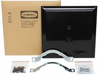 Hubbell P24-X WALL PLATE BLANK STRAP MOUNT NYLON BROWN