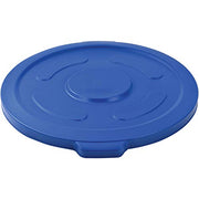 Global Industrial Blue / 27-1/2" Diameter x 2-1/2"H / Industrial Kitchen Trash Cans