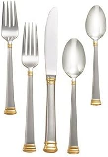 Lenox 9828092 Eternal Gold Flatware 5 Piece Place Setting - Pack of 4