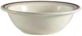 CAC China Emerald 13 oz Green Speckled White Round Grapefruit Bowls 36 Ct