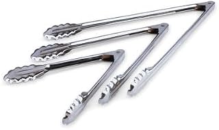 Royal Industries Utility Tongs, Stainless Steel, 16"