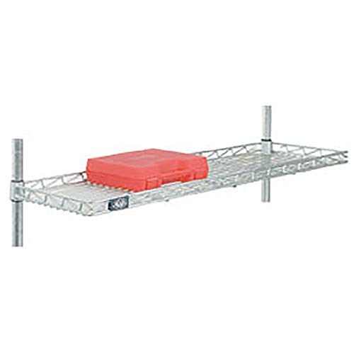 24" W x 12" D Chrome Cantilever Shelf by Global Industrial – 24 inches, Chrome, Silver, Model CS1224C