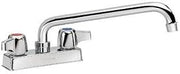 11-412L Low Lead Faucet, Deck-Mounted, 4 Centers, 12 Swing Nozzle, NSF by Krowne