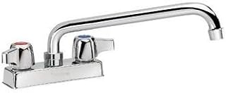 11-412L Low Lead Faucet, Deck-Mounted, 4 Centers, 12 Swing Nozzle, NSF by Krowne