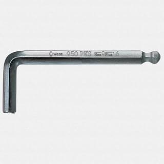 Wera 133155 5 x 90mm Chrome Ball-end L-key