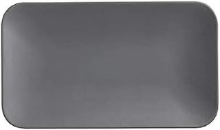 American Metalcraft MCP12GR Melamine Matte Rectangular Platter, Grey, 12"