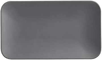 American Metalcraft MCP12GR Melamine Matte Rectangular Platter, Grey, 12"