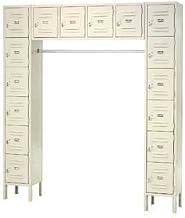 Global Industrial 238235TN 12 x 18 x 12 in. Paramount 16 Person Locker with Assembled Tan