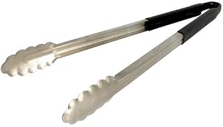 Royal Industries Color Coded Tong, 16", Black