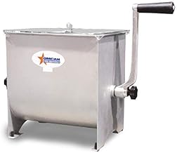 OMCAN 13155 STAINLESS STEEL MANUAL NON-TILTING MIXER WITH 17-LB 44424