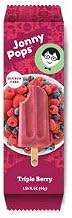 JonnyPops Creamy Smoothie On A Stick (Triple Berry, Pack of 96)