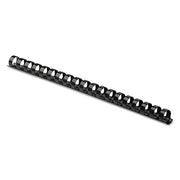 Fellowes 3/8" / 3/8", 25 Pack / Black Combs & Spines