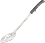 CAC Stainless Basting Spoon SBSL-15BH Slotted Black Handle 1.2 mm 15 inch