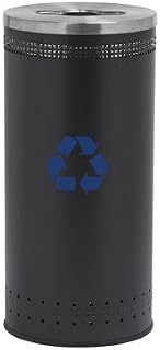 Commercial Zone PRODUCTS 78180199 Imprinted Recycler,Black,25 gal.