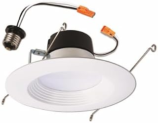 Cooper Lighting LT56079FS1EWHR Halo LED Retrofit Module Battle Light Trim, 5 or 6 in. - Quantity 4