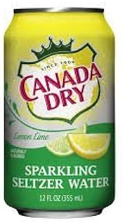 Canada Dry Lemon Lime Flavored Sparkling Seltzer Water