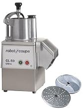 Robot Coupe Robot Coup, Commercial Food Processor, Includes: Vegetable Prep Attachment With Kidney Shaped & Cylindrical Hopper, Stainless Steel Motor Base