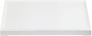 HUBERT Cerve Collection White Melamine Replacement Top for Rectangular Riser - 10 1/2"L x 6 2/5"W