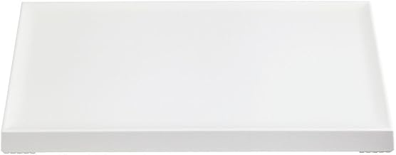 HUBERT Cerve Collection White Melamine Replacement Top for Rectangular Riser - 10 1/2"L x 6 2/5"W