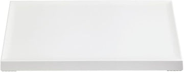HUBERT Cerve Collection White Melamine Replacement Top for Rectangular Riser - 10 1/2"L x 6 2/5"W