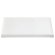 Cerve Collection White Melamine Replacement Top for Rectangular Riser - 10 1/2"L x 6 2/5"W by HUBERT – Melamine, White, Model 94697